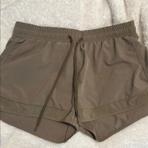 CRZ YOGA Tan Athletic Shorts